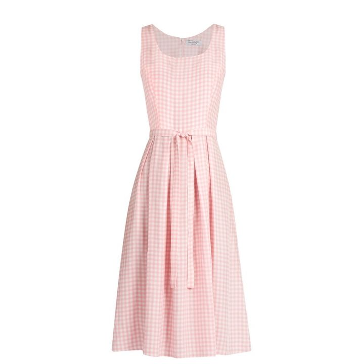 Jordan Gingham Sleeveless Dress, hvn $587