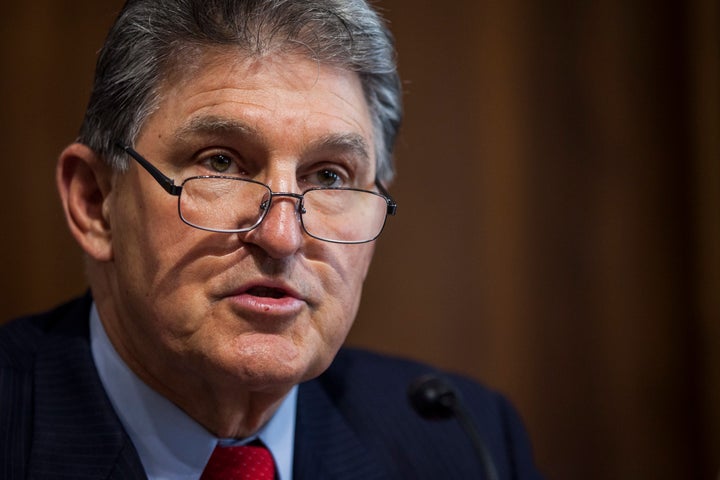 Sen. Joe Manchin (D-W.Va.) is on board with President Donald Trump's conservative court nominee.