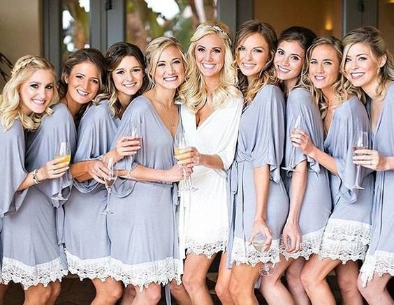 18 Bridesmaid Robes That Are Perfect For The Wedding Day And 16