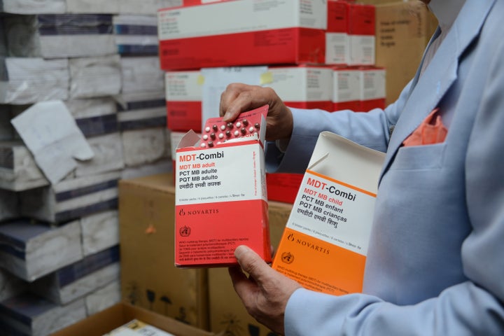 MDT is provided in blister packs, each containing four weeks of treatment for adults and children.