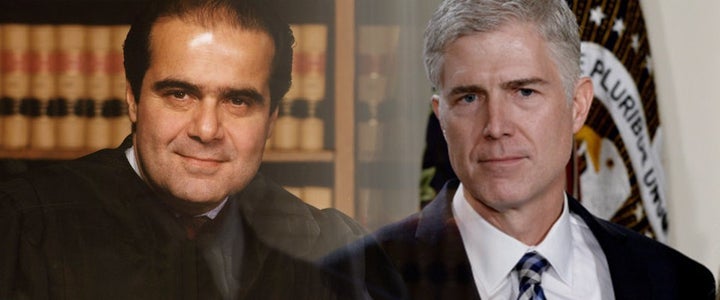 Trump Supreme Court nominee Neil Gorsuch and his mentor, Justice Scalia