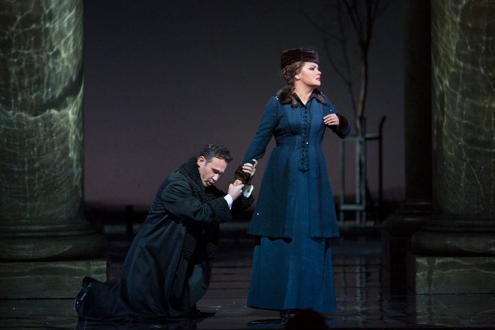 Mariusz Kwiecien and Anna Netrebko in the Met Opera’s Eugene Onegin