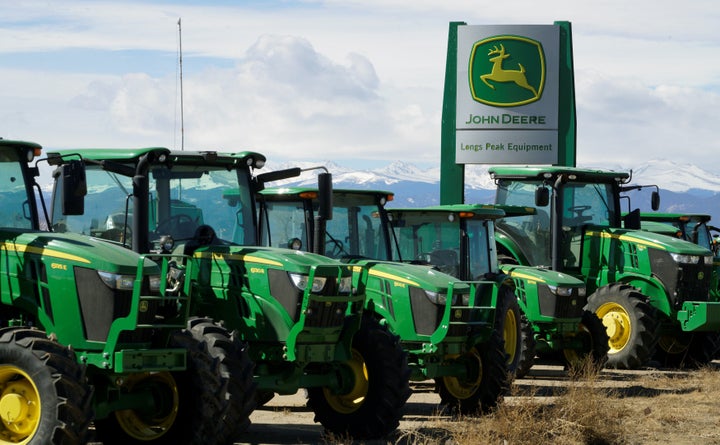 John Deere has laid off factory workers in recent years. REUTERS/Rick Wilking