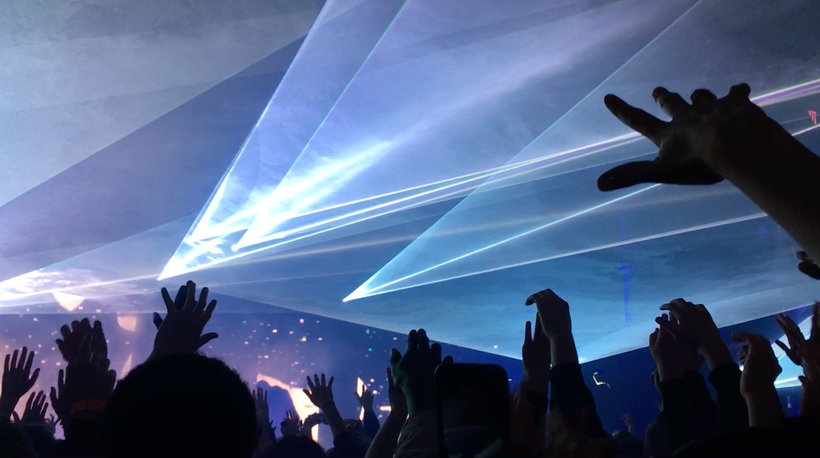 <em>Lights from the show.</em>