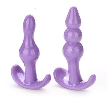 Some cute purple butt plugs. 