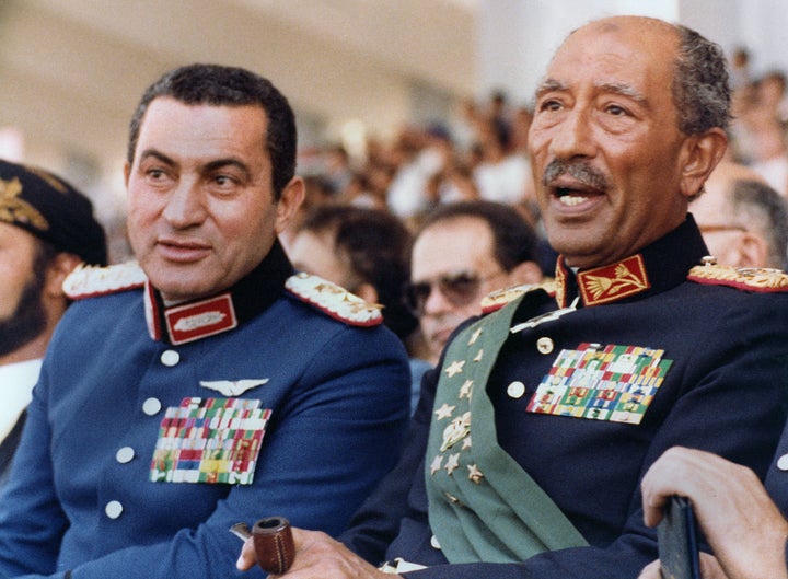 Mubarak rose to power after Anwar Sadat, the former president of Egypt, was assassinated in 1981.