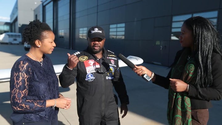 During my interview with Captain Lola and his supportive wife Cynthia at the Washington DC Dulles airport; March 29th 2017. 