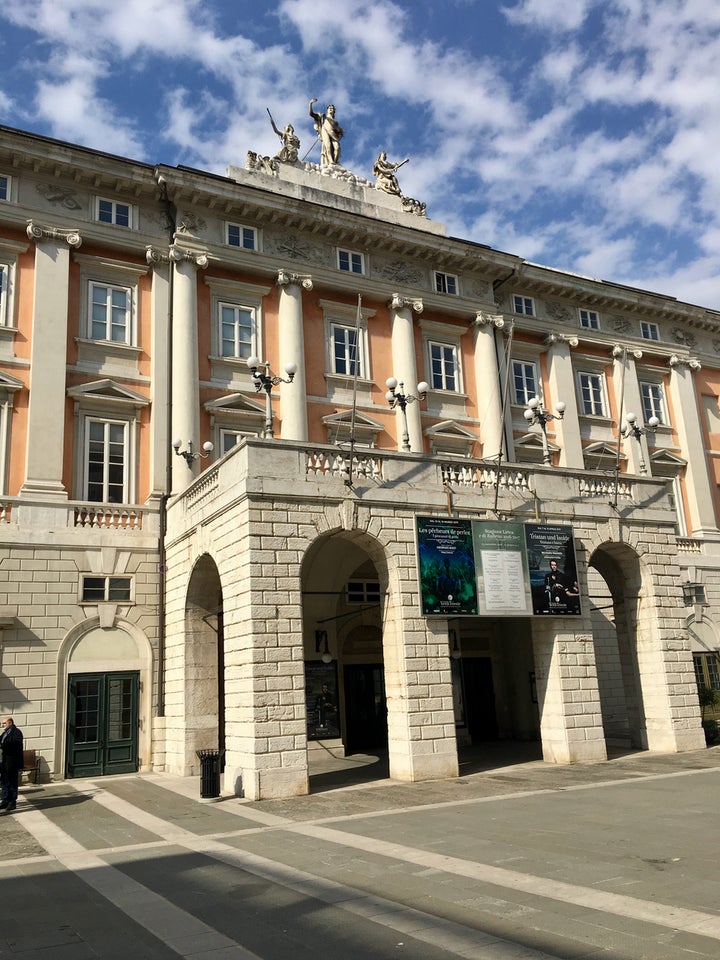 The Teatro Verdi, Trieste’s main opera house