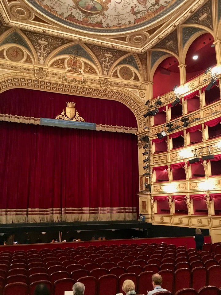 The auditorium of the Teatro Verdi