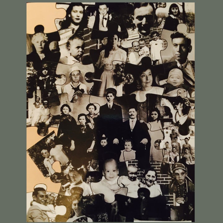 <p> Back cover Jigsaw puzzle of Yellen family </p>