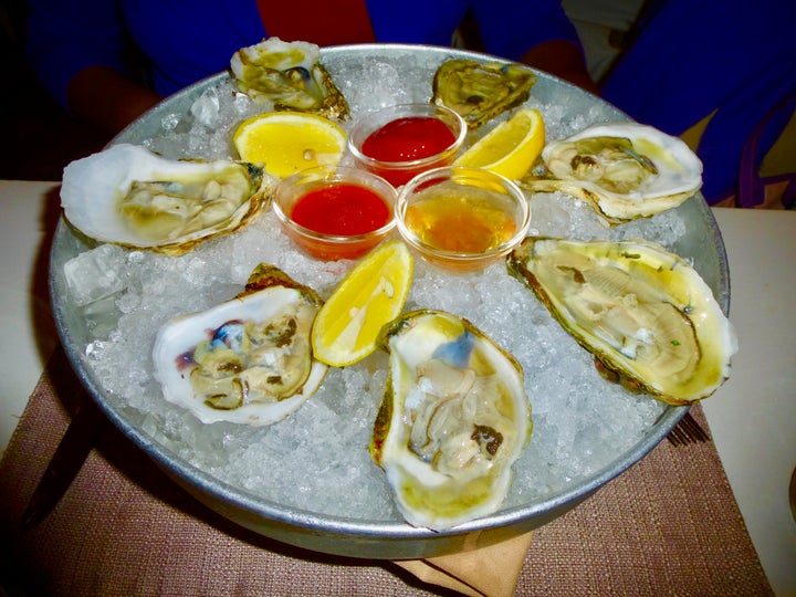 The Blue Point Oysters appetizer