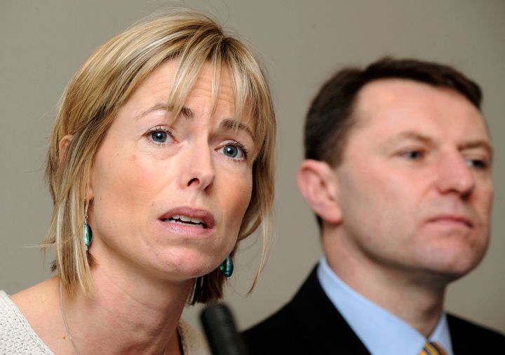 Kate and Gerry McCann have vowed never to give up the search for their daughter 