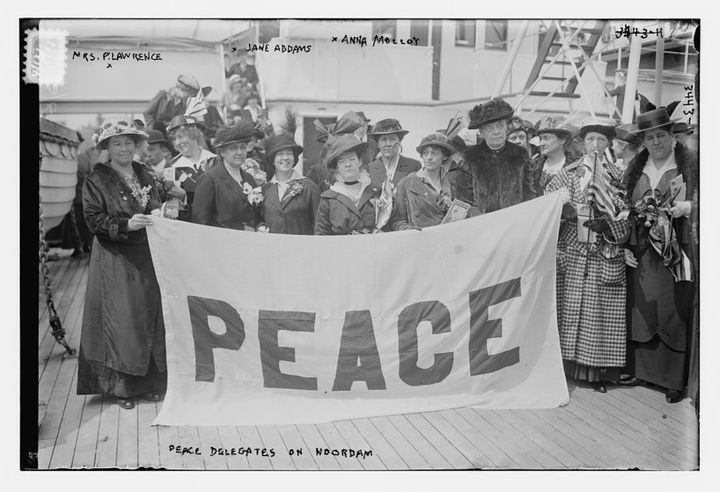 Peace Delegates on the Noordam. Library of Congress