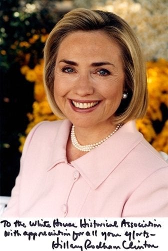 An official photograph of Mrs. Clinton.