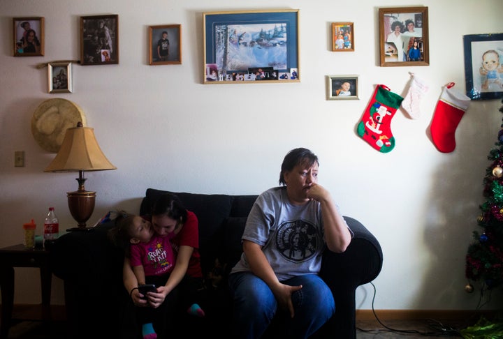 Sonja Willard, right, with her daughter and granddaughter.