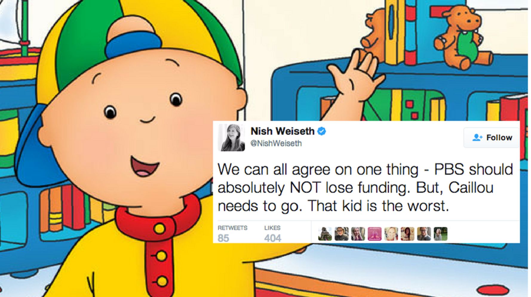 This Is How Much People Hate Caillou Huffpost Life