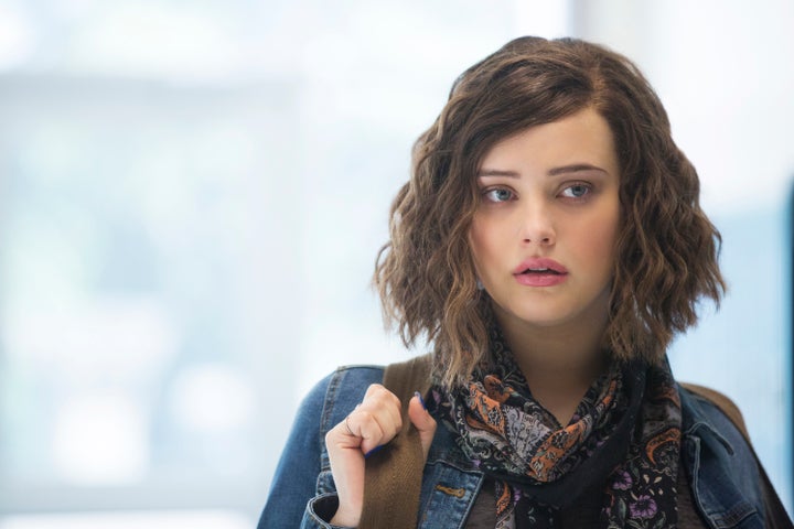 Katherine Langford as Hannah Baker.