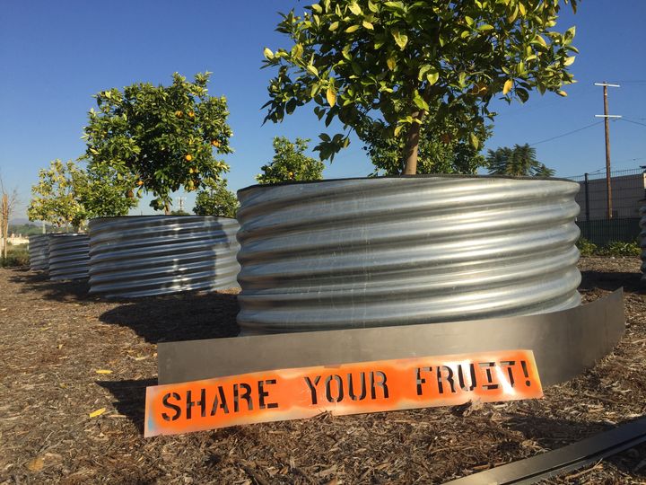 Monument to Sharing, Fallen Fruit's Public Artwork at Los Angeles State Historic Park