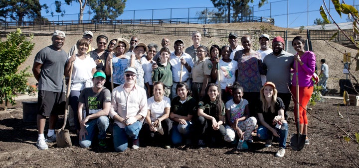 Planting the Stocker Fruit Park at the Park-to-Playa Trailhead