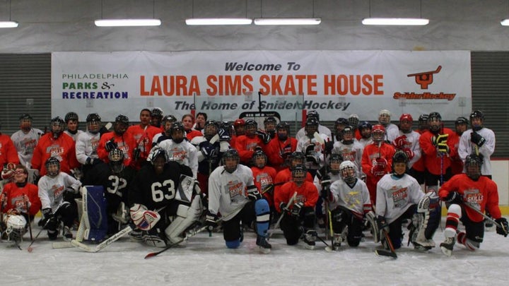 The Laura Sims Skate House in Cobbs Creek Park hosted activities during the NHL’s Willie O’Ree Skills Weekend last weekend in Philadelphia.