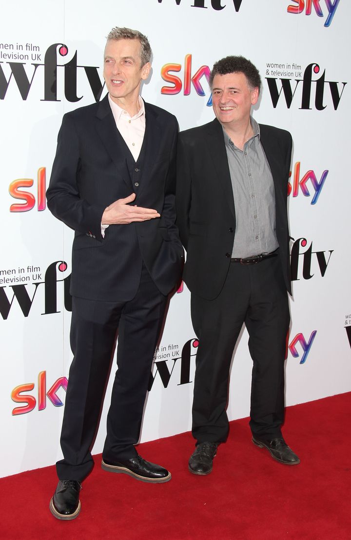 Peter Capaldi and Steven Moffat