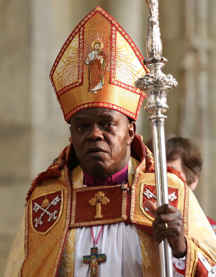 <strong> Dr John Sentamu has become embroiled in a row with chocolate giant Cadbury and the National Trust over an Easter egg hunt</strong>