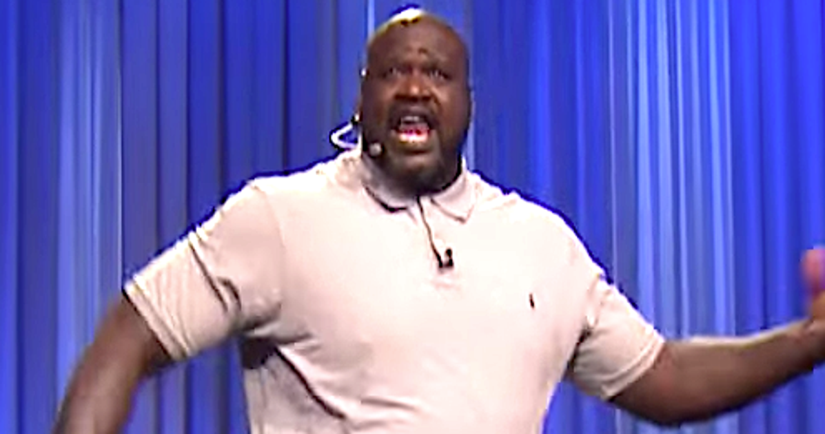 Shaq Attacks The Mic In Epic Lip Sync Battle With Jimmy Fallon