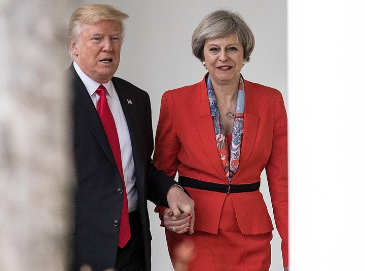 <strong>May refused to comment on Donald Trump's Muslim travel ban</strong>