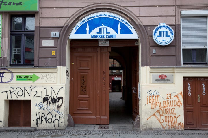 The Merkez mosque in the Kreuzberg neighbourhood of Berlin is run by Turkey’s Dinayet agency, like 900 other mosques in Germany. 