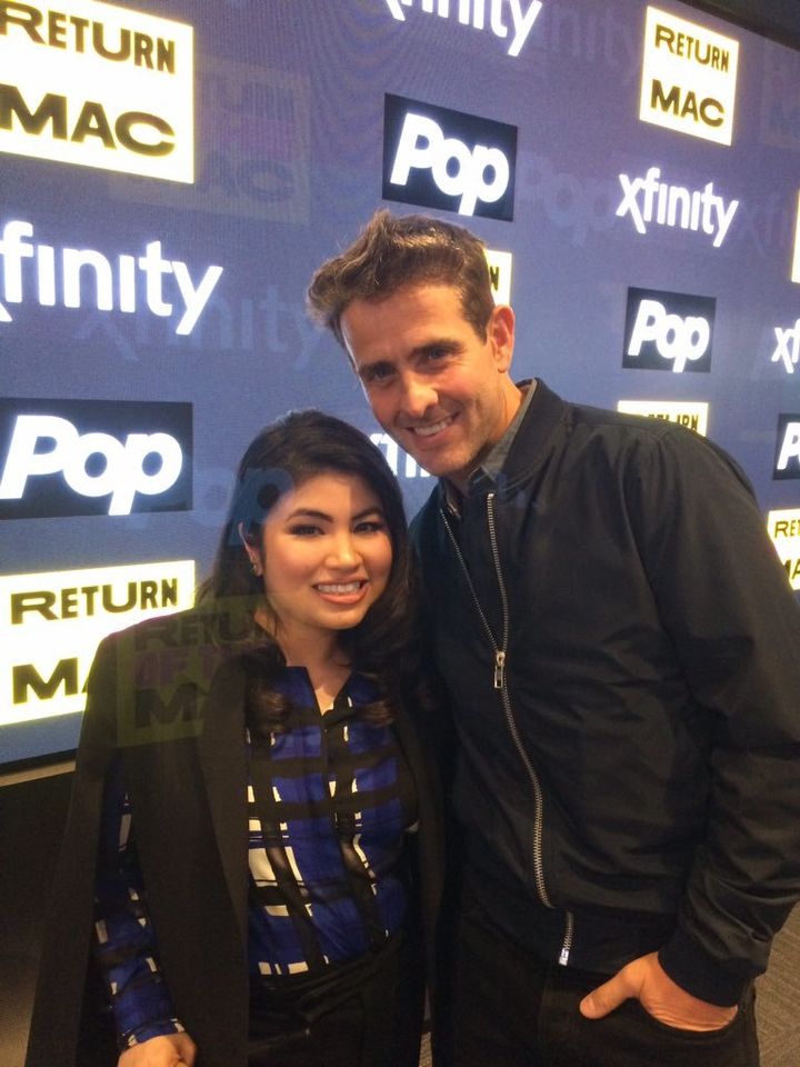 Interviewing Joey McIntyre at Studio Xfinity in Chicago