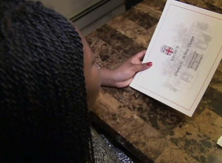 White-Thorpe's parents told ABC7 Eyewitness News that they're leaving the decision of which school to attend up to her.