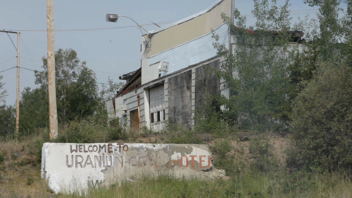 The abandoned town of Uranium City, Saskatchewan.