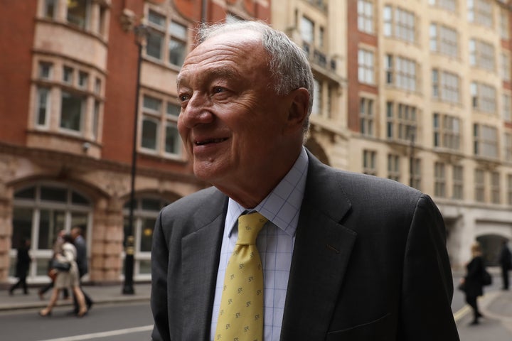 Former Labour Mayor of London, Ken Kivingstone arrives at his hearing.