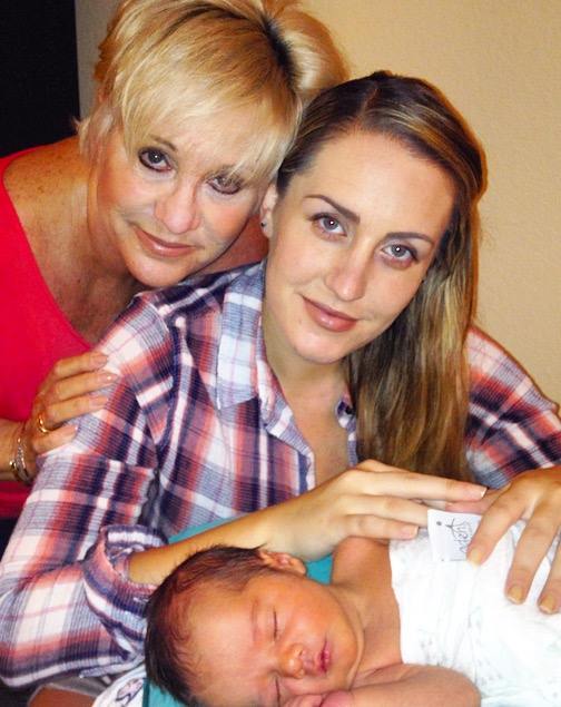 Luft with Daughter, Vanessa, and Baby Logan