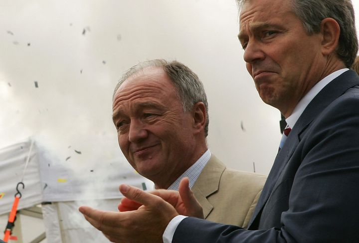 <strong>Tony Blair with Ken Livingstone in 2006.</strong>