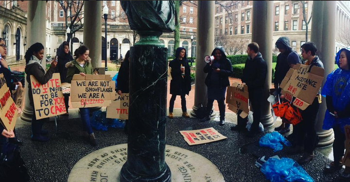 <p>#CantTrumpOurTitleIX Rally</p>