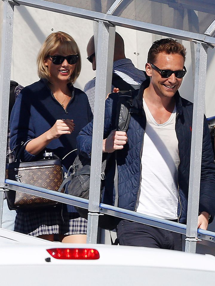 Taylor Swift and Tom Hiddleston last summer