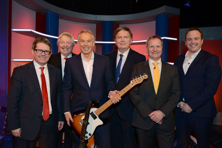 Tony Blair with MP4 and Matt Forde