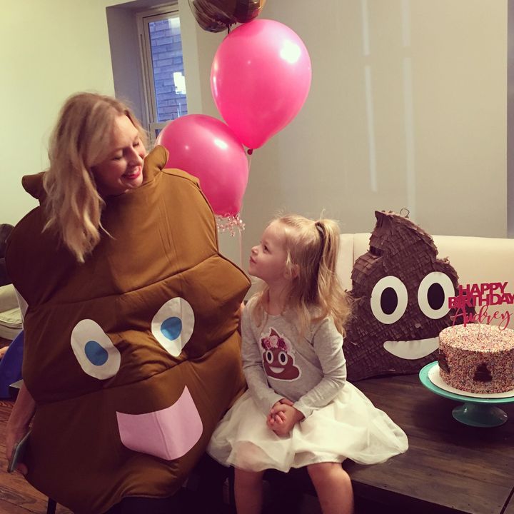 “I tried suggesting other themes, but she always insisted on poop,” Audrey's mom said.