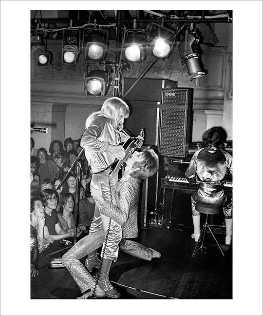 Mick Ronson and David Bowie, 1972.