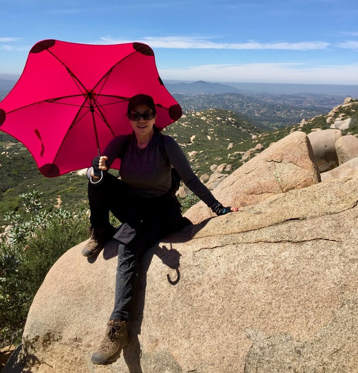 Hiking Potato Chip Rock with the Blunt Umbrella 