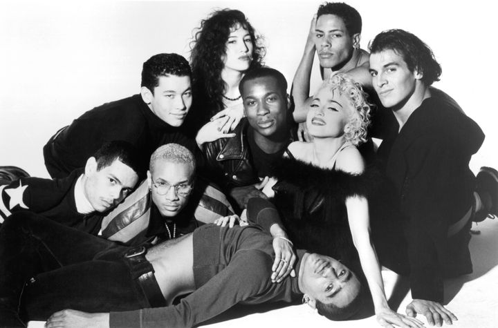 The Blond Ambition dancers, photographed with Madonna for "Truth or Dare."
