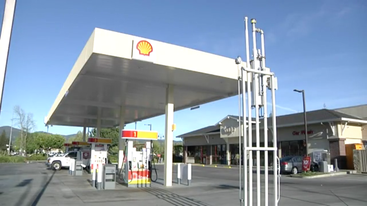 The 13-year-old told deputies that she was at this Napa gas station when she met Marble, who offered to give her a ride.