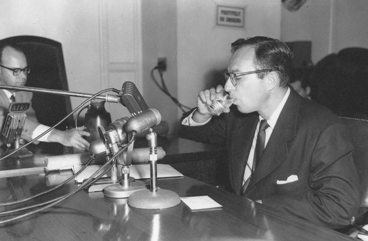 Foreman at HUAC hearing, 1951.