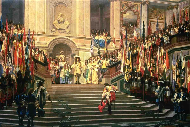<p>French king and his posse. They probably smelled bad, had terrible STDs, were mostly dead by 50. Totally not fun.</p>