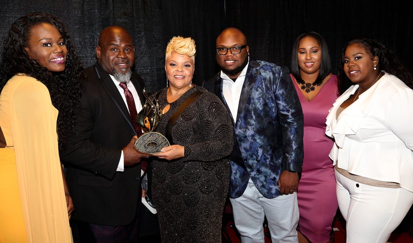 (L-R)LaPortia, David, Sr., Tamela, David, Jr., Chantal and Tia Mann.