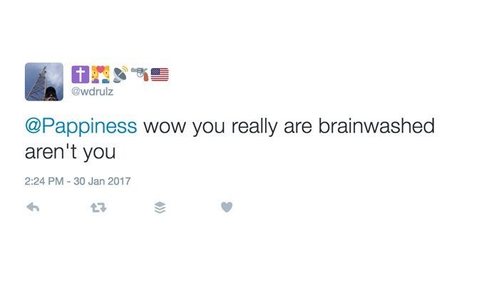 <p>An all-emoji Twitter name, short for Christian, hetero, satellite dish, guns, America</p>