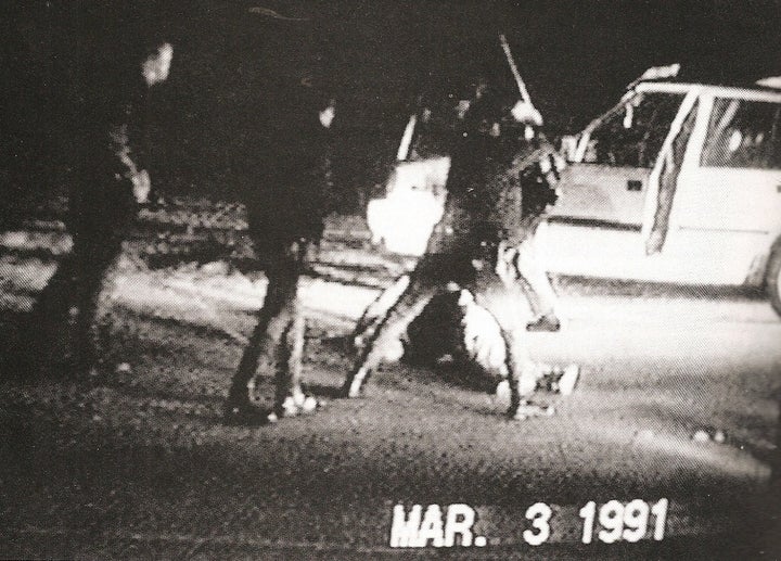 <em>Rodney King beating by Los Angeles Police Department</em>