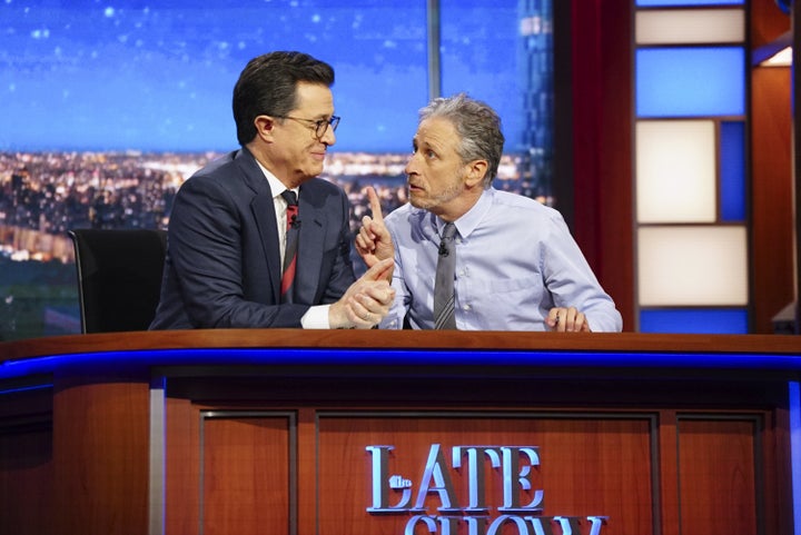 "The Late Show with Stephen Colbert" would be one late-night program affected by a writers' strike.