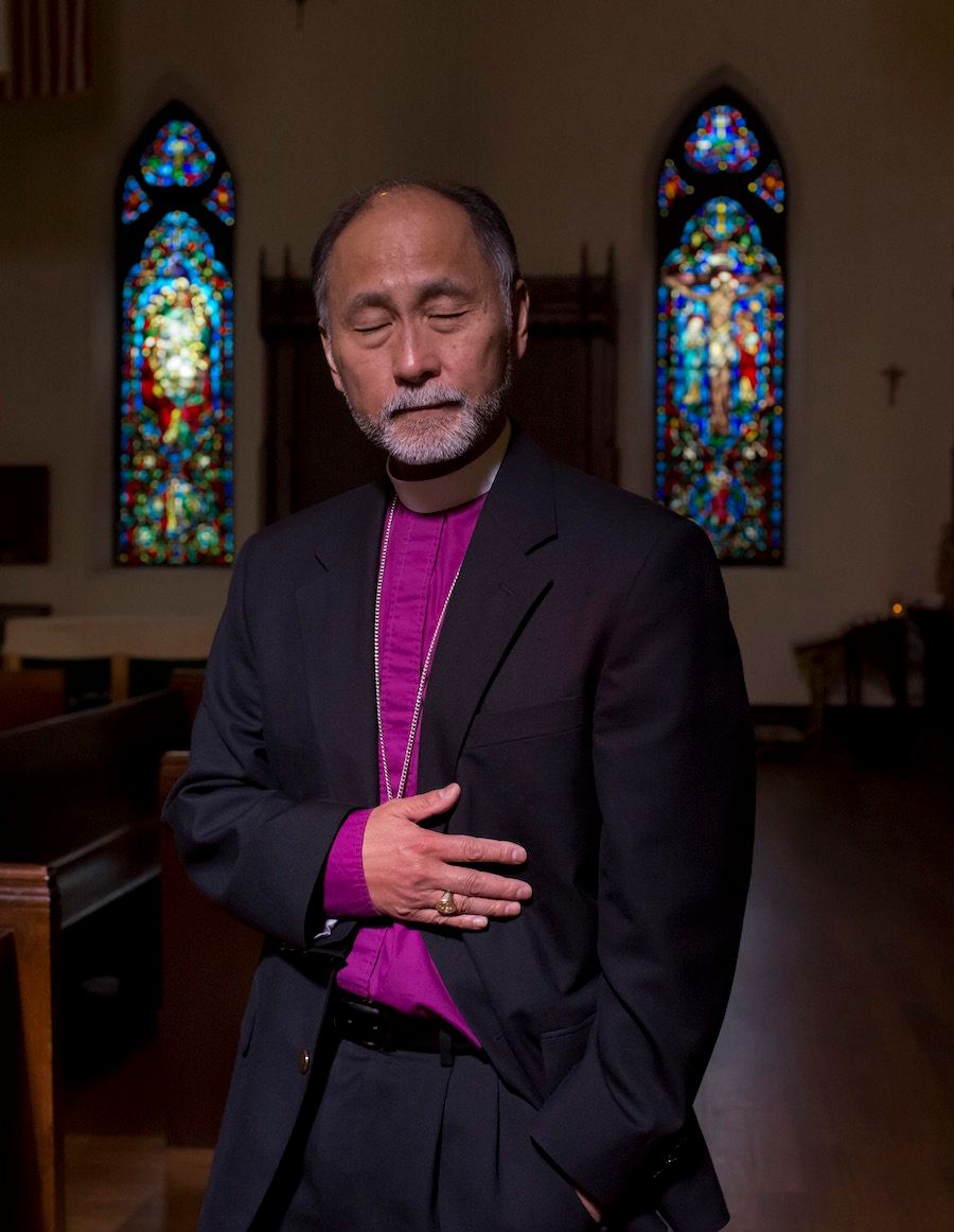 "During his freshman year at the University of Washington, Scott worked part-time in a record store. Three robbers entered the store and one of them shouted something. As he turned to the man, the thief fired, hitting him in the abdomen. He is now the Episcopal Bishop of Utah."